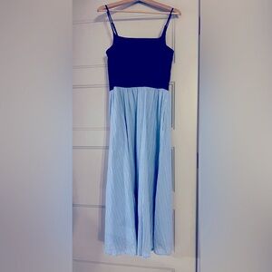 Preppy & Flattering Maxi Dress